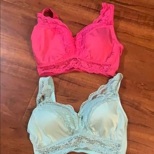 Rhonda Shear bralettes. Medium
